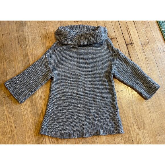 Tommy Bahama Wool Cowl Neck Grey Cozy Sweatshirt Womens Size Large - Picture 7 of 7